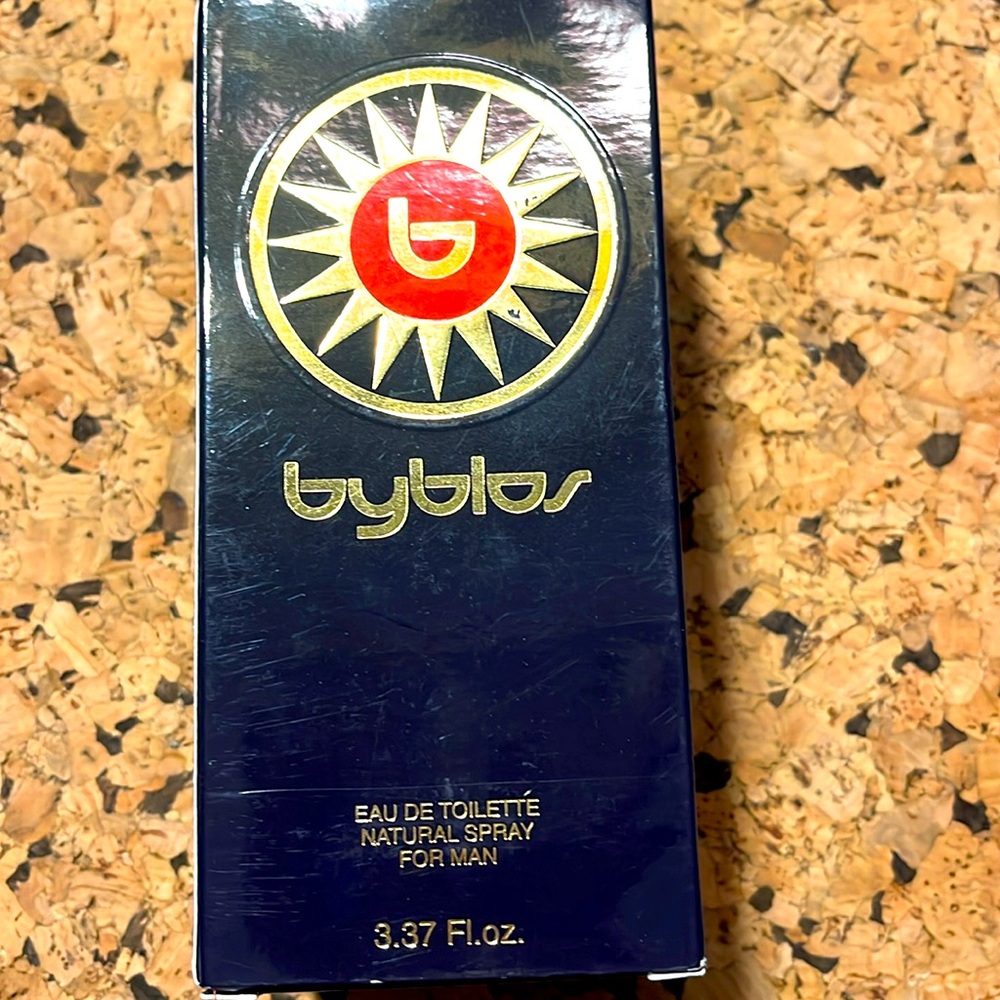 Vintage In Box!! Byblos Eau de toilette. 3.37 fluid ounces. In box.